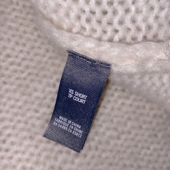 Aerie turtleneck sweater size xsmall oversized wool blend - Picture 5 of 7